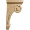 Ekena Millwork 3 1/4"W x 5"D x 9"H Scroll Corbel, Cherry COR03X05X09SCCH - alternate 2